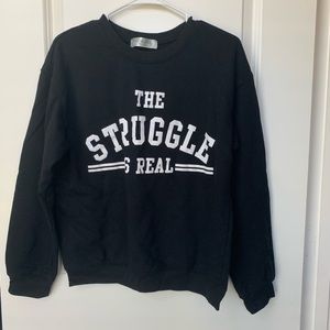 The Struggle Is Real Wound Up Sweater